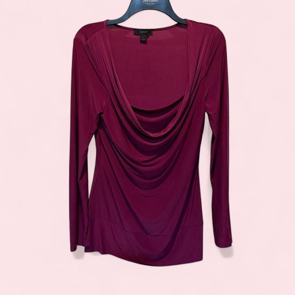 Express Women's Purple and Pink Blouse